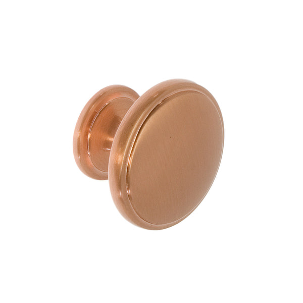 Satin Copper Cupboard Door Knob