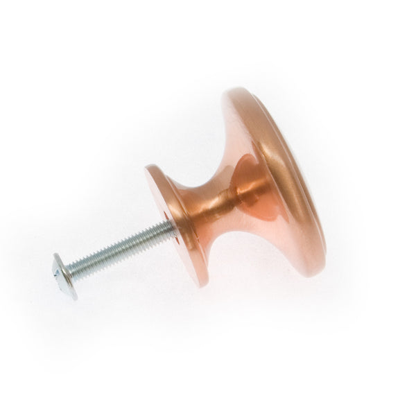 Satin Copper Cupboard Door Knob