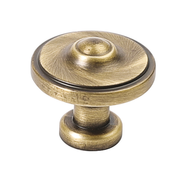 Antique Brass Finish Ariel Knob