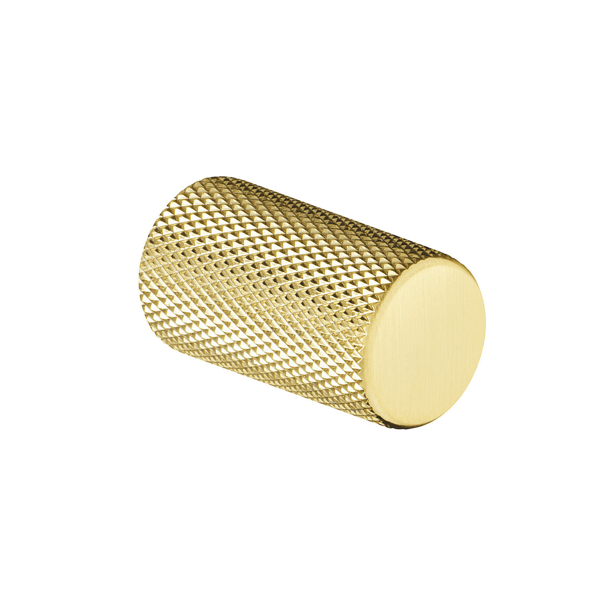 Knurled Brass Cupboard Knob