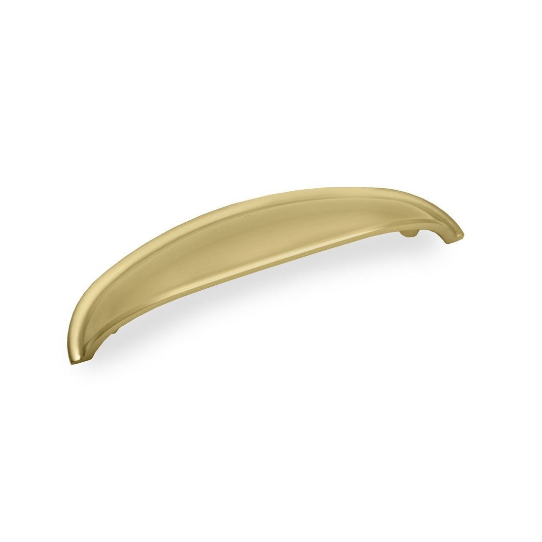 Satin Brass Drawer Cup Handle
