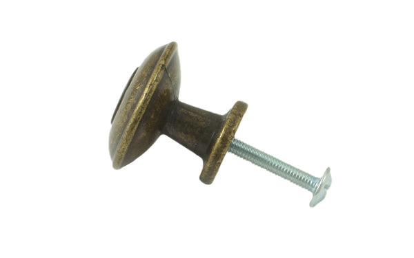 Viking Antique Brass Finish Knob