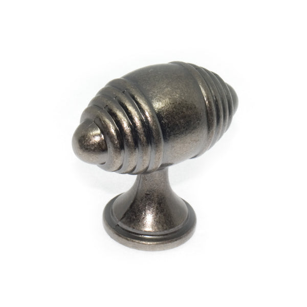 Rugby Pewter Finish Knob