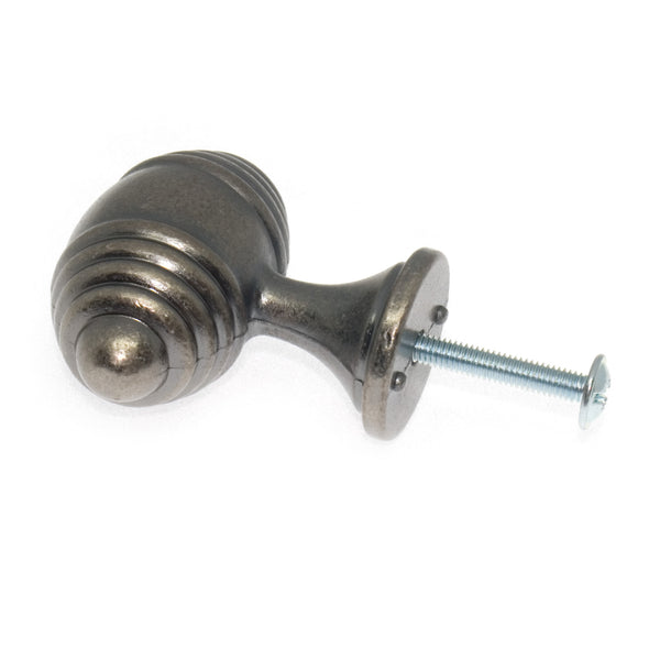 Rugby Pewter Finish Knob